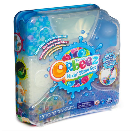 Orbeez Mixin' Slime Set con 2500 (Micro, Brillo, Mármol y Brilla en la Oscuridad)