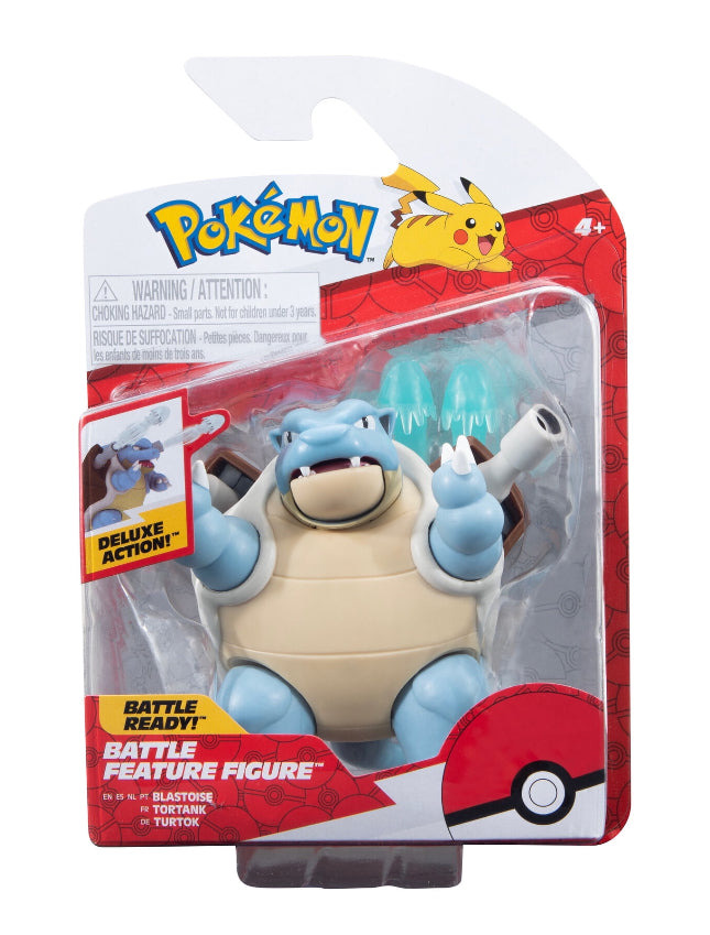 Pokemon Blastoise Battle Feature Figure - 4.5-Inch