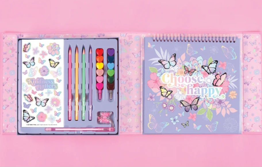 Butterfly Sketchbook and Drawing Set