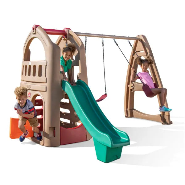 STEP2 Naturally Playful™ Playhouse Climber & Swing Extension