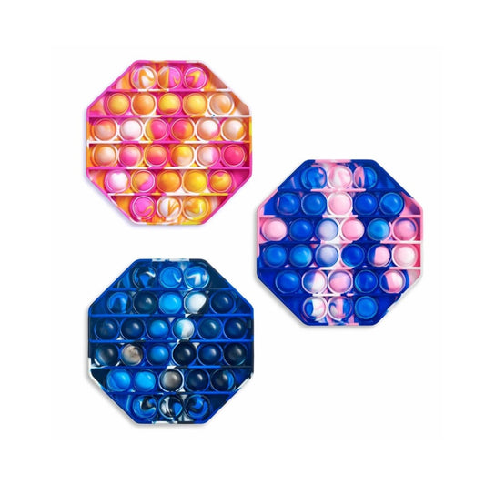 OMG!! Pop Fidgety - Tie-Dye Octagon