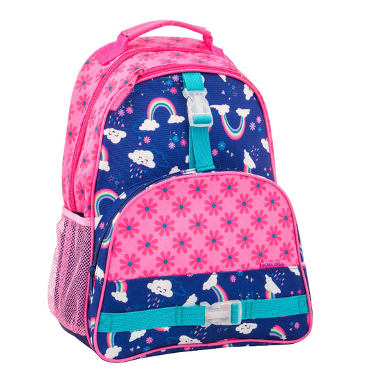 Stephen Joseph Kid School Girl Backpack -  Rainbow