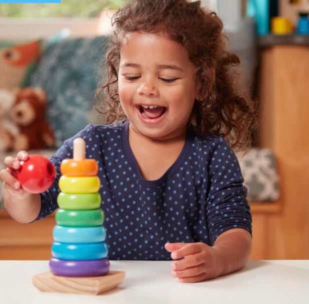 Melissa & Doug Rainbow Stacker Classic Toy