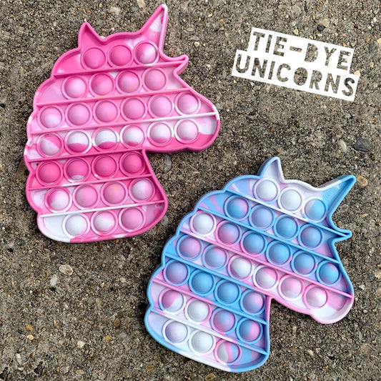 OMG!! Pop Fidgety Tie-Dye UNICORN