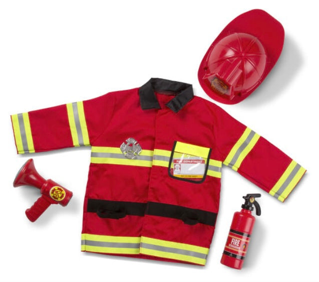 Melissa & Doug Fire Chief Role Play Costume Set