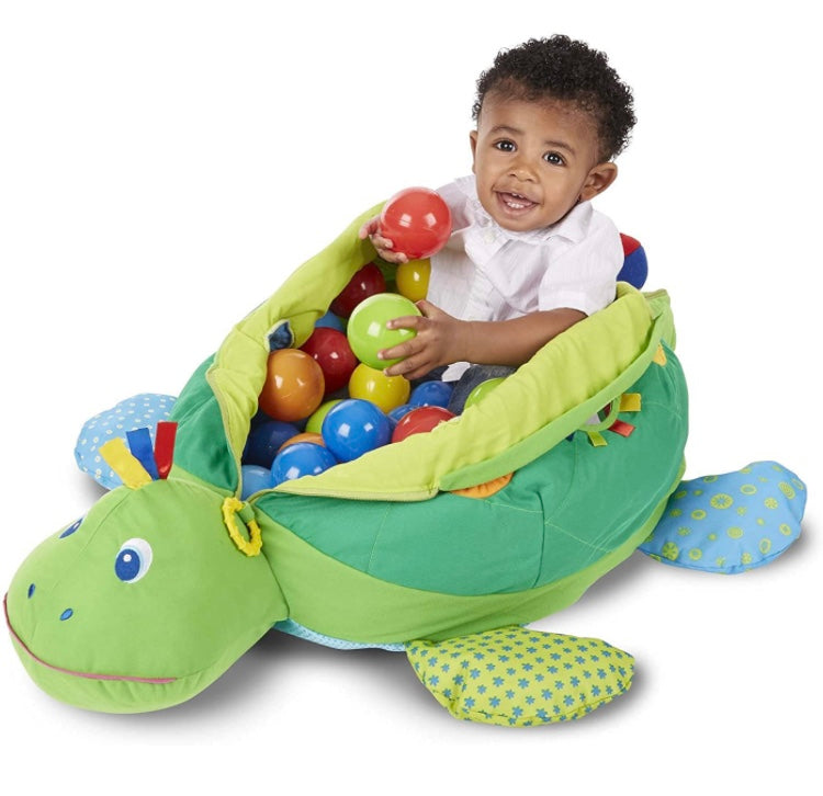 Melissa & doug store kids turtle ball pit